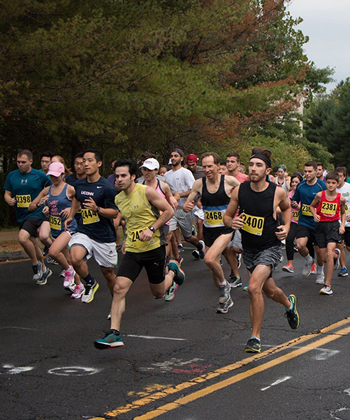 Runners in the South Park Road Race