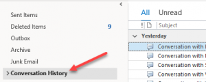 conversion history